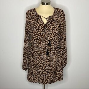 eesome Leopard Print Mini Dress